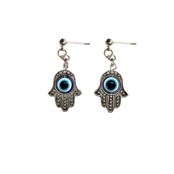 EYE OF HORUS EARRINGS - Picture 3 of 6